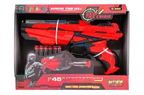 Artyk Pistolet na naboje piankowe Raytheon Phantom – LED, 6+