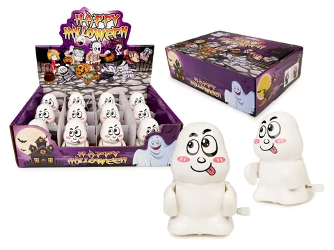 Artyk Nakręcany Duszek Halloween z ruchomymi rączkami – 6,5 cm, 3+