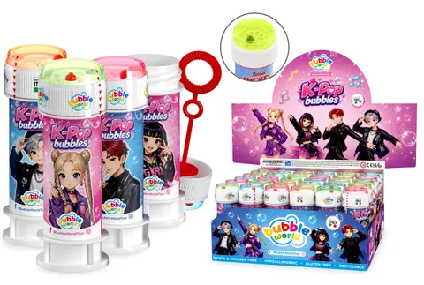 Dulcop Bańki Mydlane K-Pop Bubbles – płyn 60 ml, wiek 3+