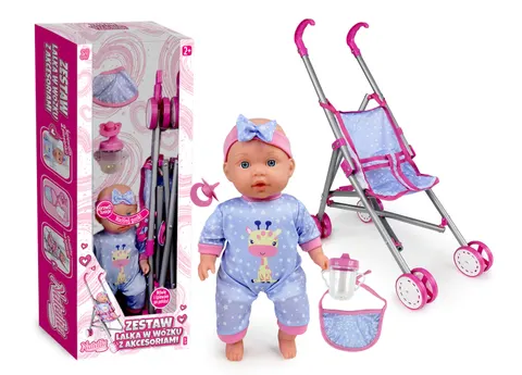 Natalia Bobas mówiący i śpiewający po polsku z wózkiem – 30 cm, 2+