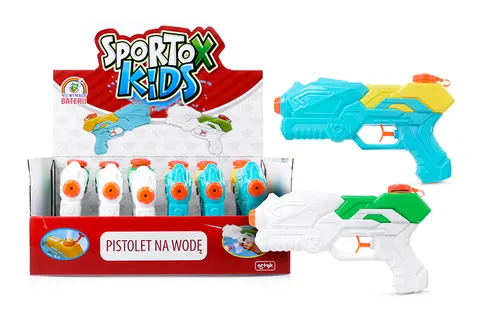 SportoX Kids Pistolet na wodę – 21 cm, bez baterii, 3+