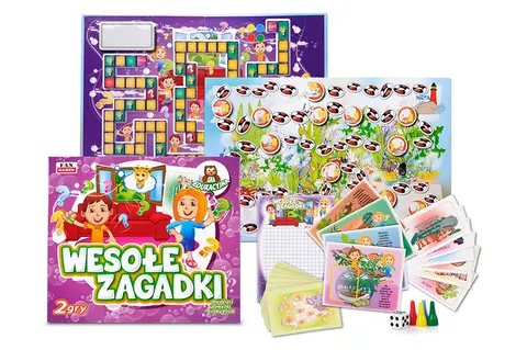 Fan Games Wesołe Zagadki 2 w 1 – gra edukacyjna dla dzieci 6+