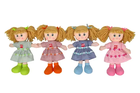 Sun-Day Lalka szmaciana z głosem – 30 cm, 4 kolory, 3+
