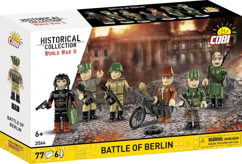 Cobi Klocki Bitwa o Berlin Figurki Historyczne – 77 elementów, 6+