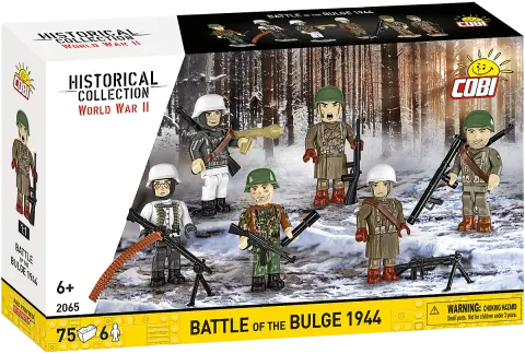 Cobi Klocki Bitwa o Ardeny Figurki Historyczne – 75 elementów, 6+