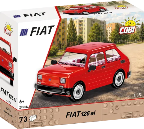 COBI Fiat 126p el Elegant – klocki 73 elementy, wiek 5+