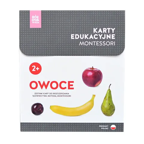 Karty Montessori OWOCE + memo