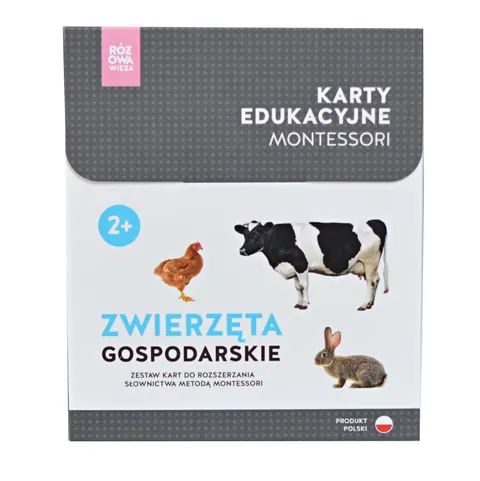 Karty Montessori ZWIERZĘTA GOSPODARSKIE + memo