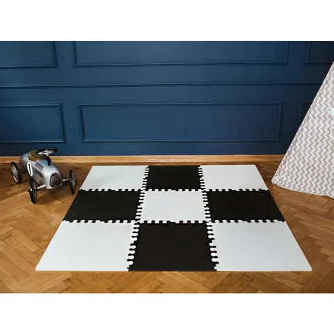 Puzzle piankowe czarno-białe XXL