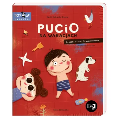 Książeczka Pucio na wakacjach Ćwiczenia wymowy dla przedszkolaków