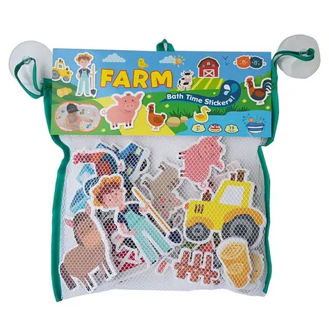 Naklejki do kąpieli Farma, Buddy & Barney