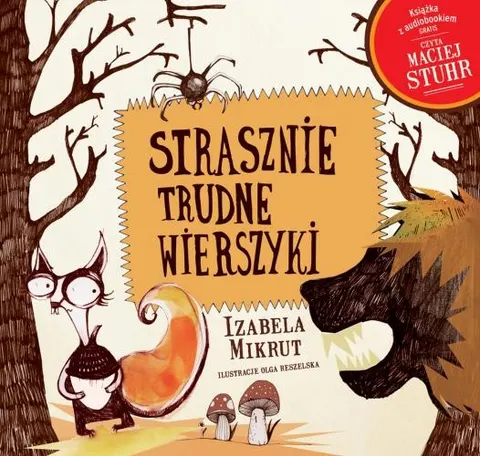 Strasznie trudne wierszyki + CD czyta Maciej Stuhr