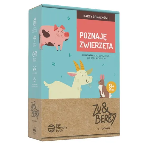 Poznaję zwierzęta. Karty obrazkowe 9 mies.+