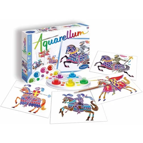 Zestaw do malowania Aquarellum Junior - Rycerze, SentoSphere