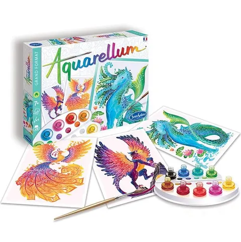 Zestaw do malowania Aquarellum - Mityczne Stworzenia, SentoSphere