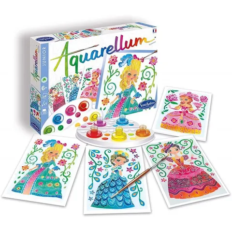 Zestaw do malowania Aquarellum Junior - Księżniczki, SentoSphere