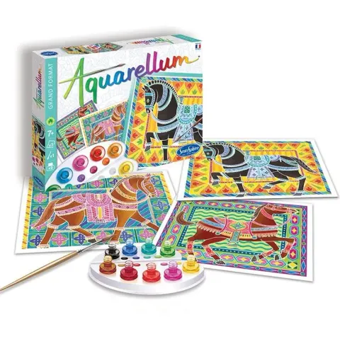 Zestaw do malowania Aquarellum - Konie, SentoSphere