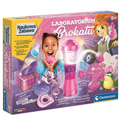 Naukowa zabawa - laboratorium brokatu, Clementoni