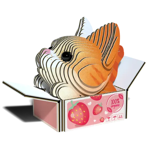 Eko układanka 3D - Kotek Pumpkin, Eugy