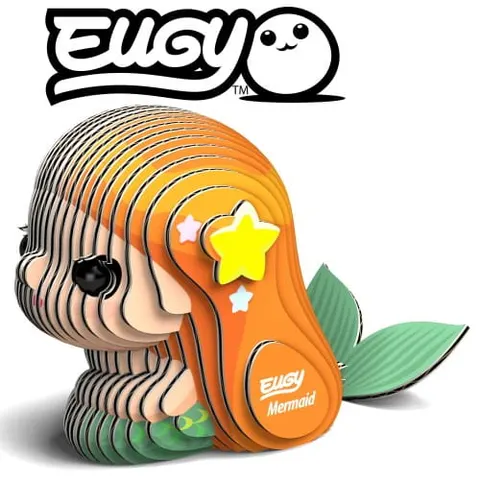 Eko układanka 3D - Syrenka, Eugy