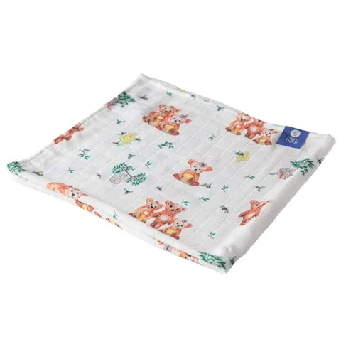 Pieluszka bambusowa 65x65 Misie, Bamboo Line Texpol