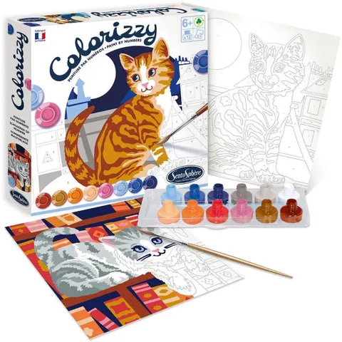 Malowanie po numerach Colorizzy - Koty, SentoSphere