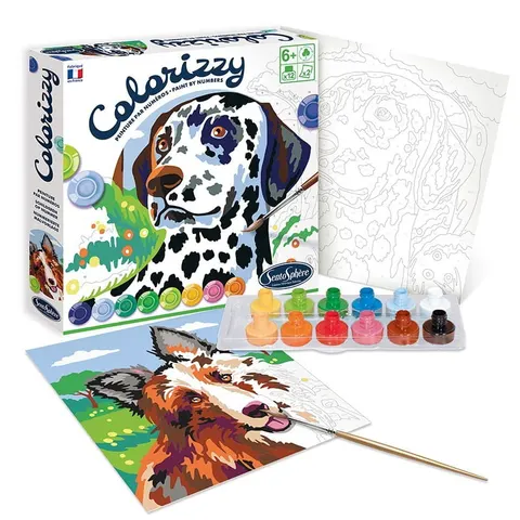 Malowanie po numerach Colorizzy - Pieski, SentoSphere