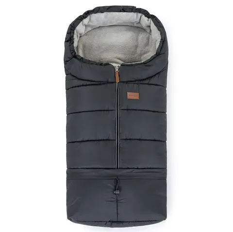 Śpiworek zimowy do wózka regulowany Jibot 3w1 Charcoal Grey, Petite&Mars
