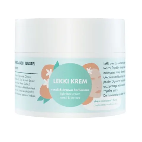 Lekki krem neroli & drzewo herbaciane, Lullalove