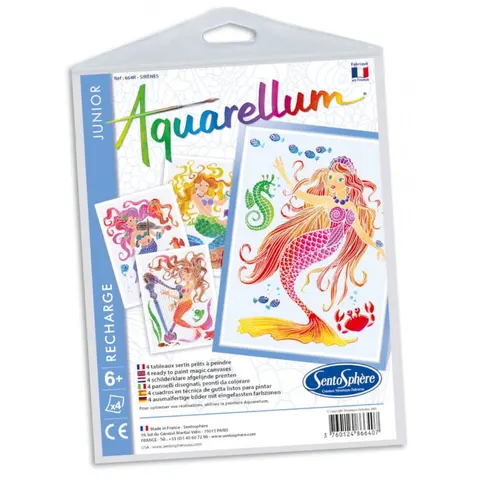 Plansze zapasowe Aquarellum Junior - Syreny, SentoSphere
