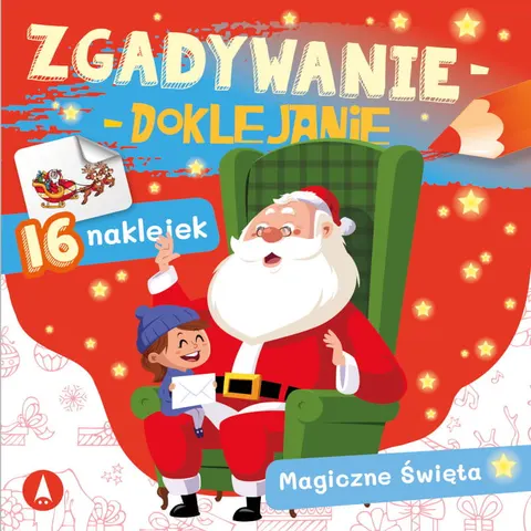 Zgadywanie doklejanie - Magiczne Święta