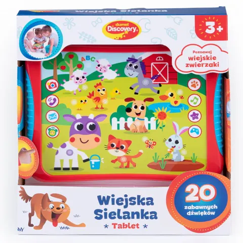 Zabawka interaktywna Tablet Wiejska Sielanka, Dumel Discovery