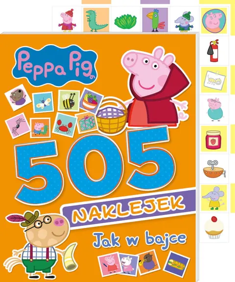 Peppa Pig 505 naklejek - Jak w bajce