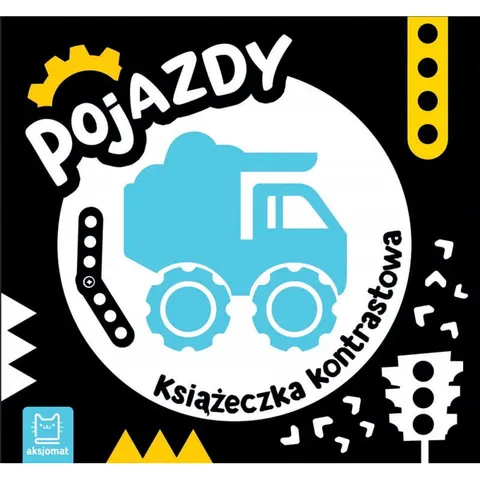 Kontrastowa książeczka harmonijka - Pojazdy, Aksjomat