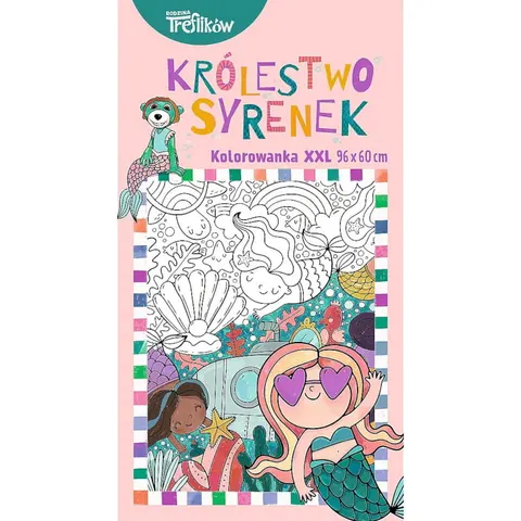 Kolorowanka podłogowa XXL - Królestwo Syrenek