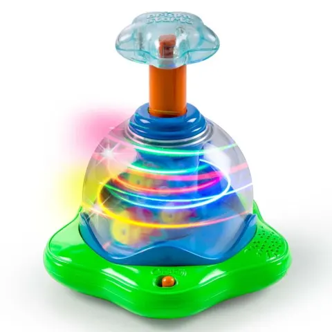 Interaktywna zabawka Bączek Press & Glow Spinner, Bright Starts