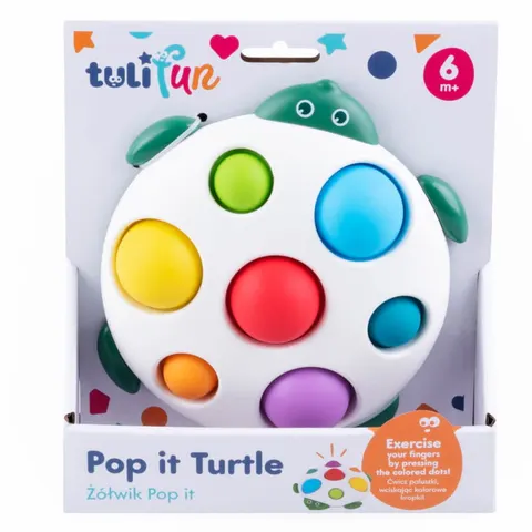 Sensoryczny żółwik Pop-It, Tuli Fun
