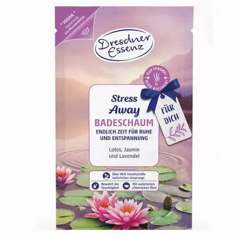 Relaksująca pianka do kąpieli Stress Away 60g, Dresdner Essenz