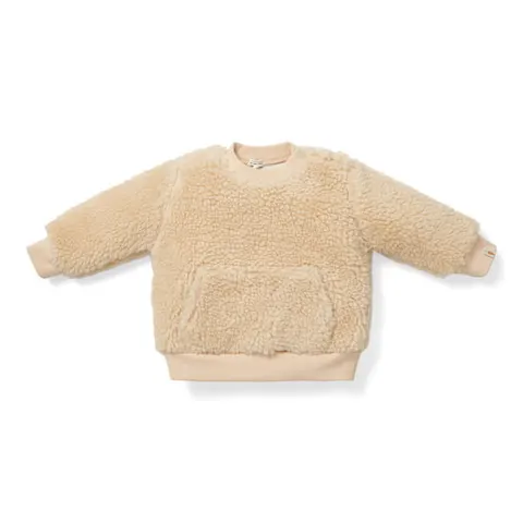 Bluza Teddy - Sand 74cm, Little Dutch