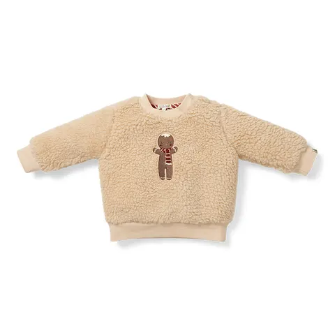 Bluza Teddy - Gingerbread 92cm, Little Dutch