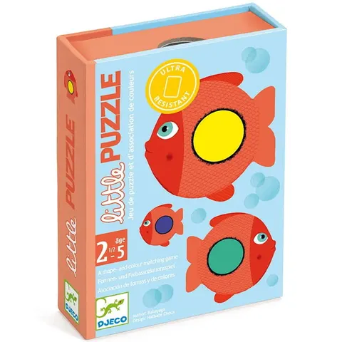 Gra karciana dla maluchów Puzzle Rybki, Djeco