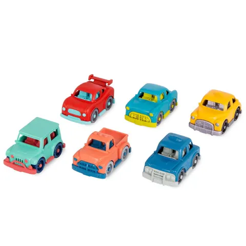 Zestaw 6 małych autek Mini Riders, Wonder Wheels