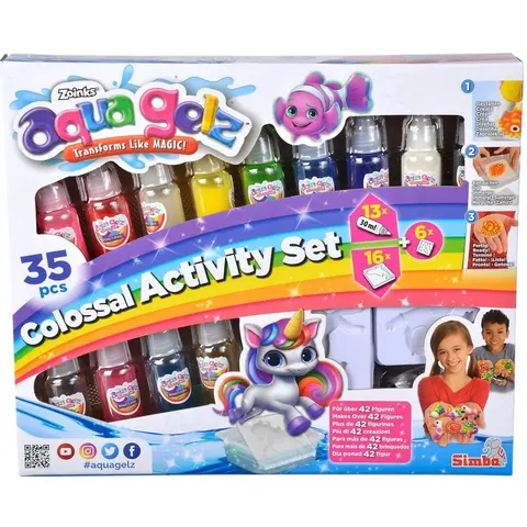 Aqua Gelz - kreatywny żel - zestaw XXL, Simba
