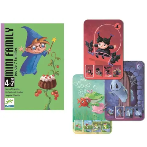 Gra karciana dla dzieci Rodziny - Mini Family 4+, Djeco