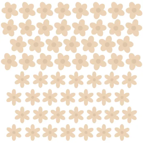 Naklejki na ścianę - Stokrotki II, Pastelowe Love