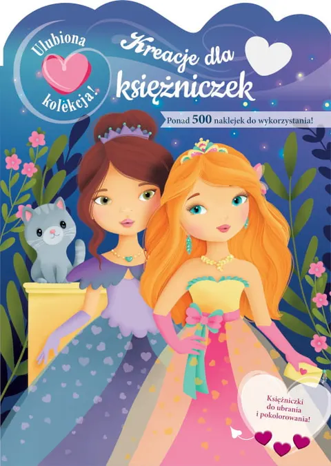 Ulubiona kolekcja - Kreacje dla księżniczek - 500 naklejek
