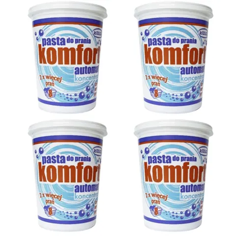 KOMFORT Pasta do prania koncentrat DO AUTOMATU 500 g, pakiet 4 szt.