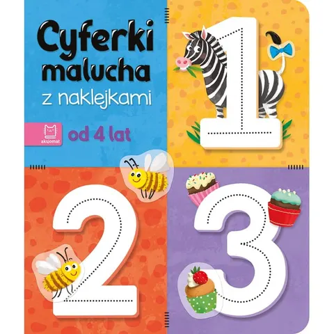 Cyferki dla malucha z naklejkami