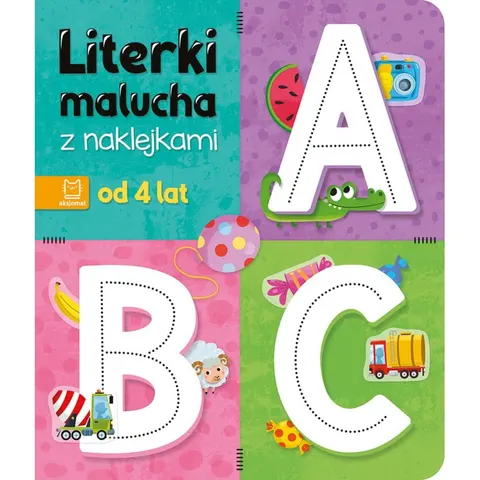 Literki malucha z naklejkami
