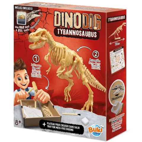 Mały paleontolog - wykopaliska - dinozaur Tyranozaur, Buki